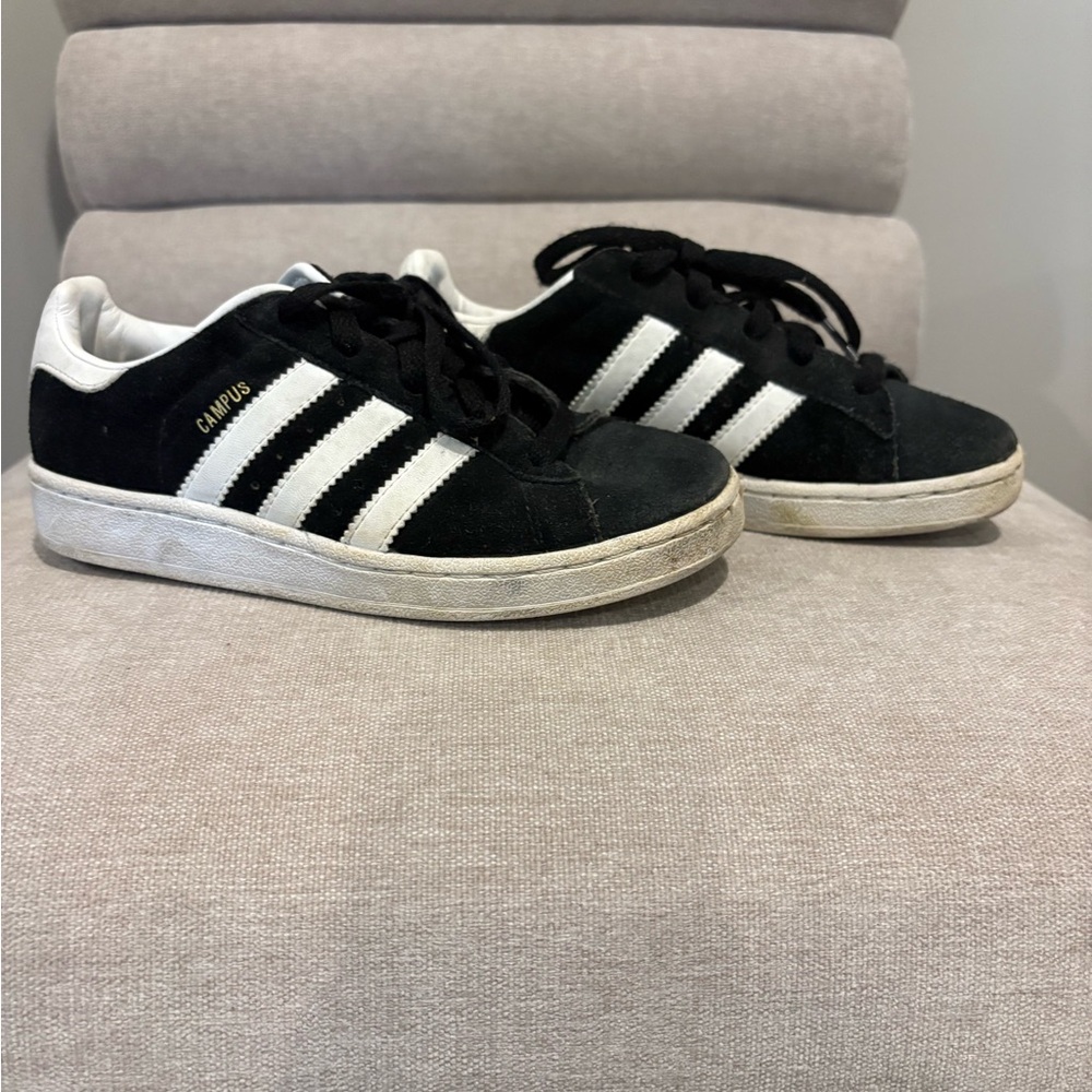 Adidas Campus Classic Black and White Shoes